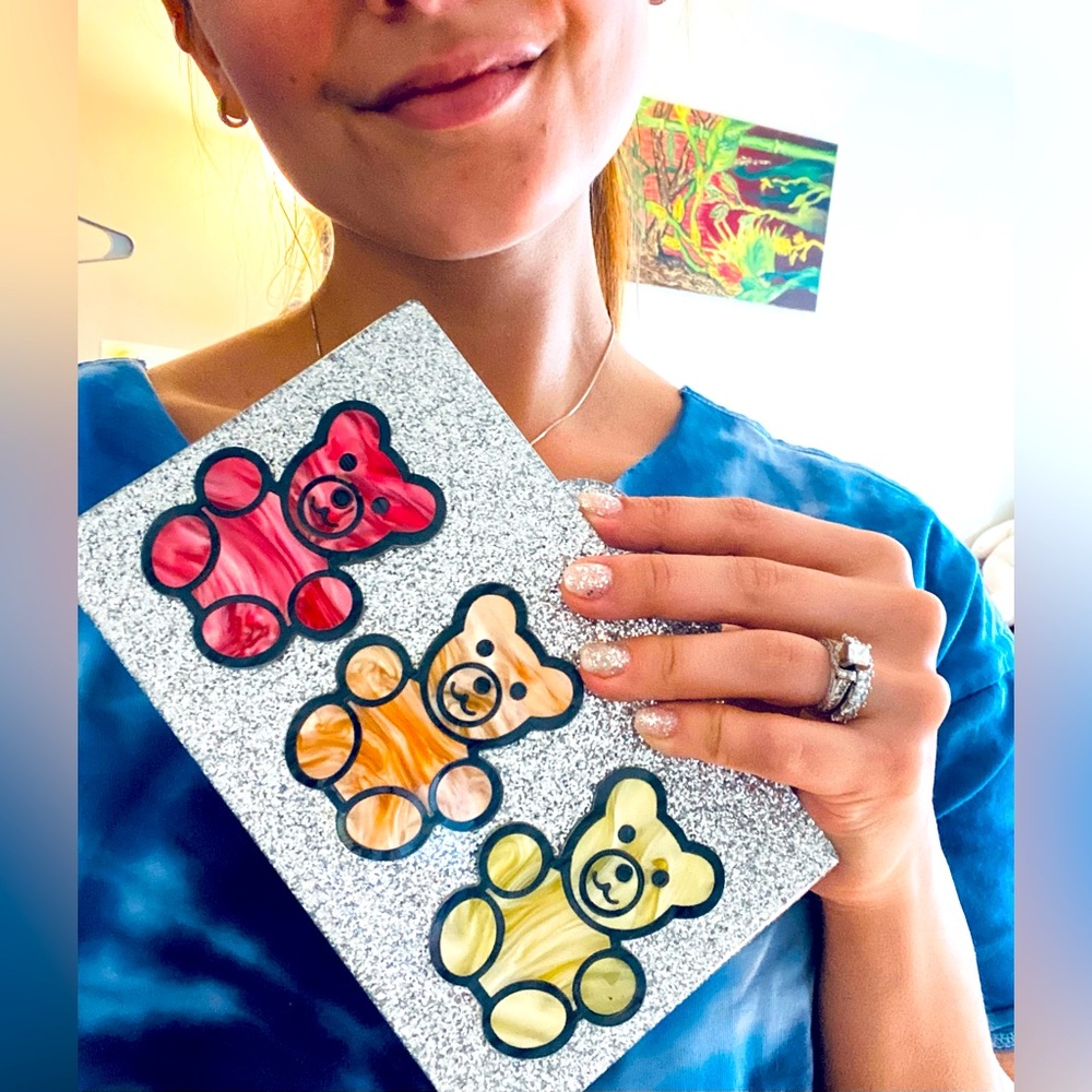 Elizabeth Sutton Collection ‘Sweet Like Candy’ Acrylic Glitter Clutch